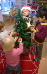 Decorating Christmas Tree